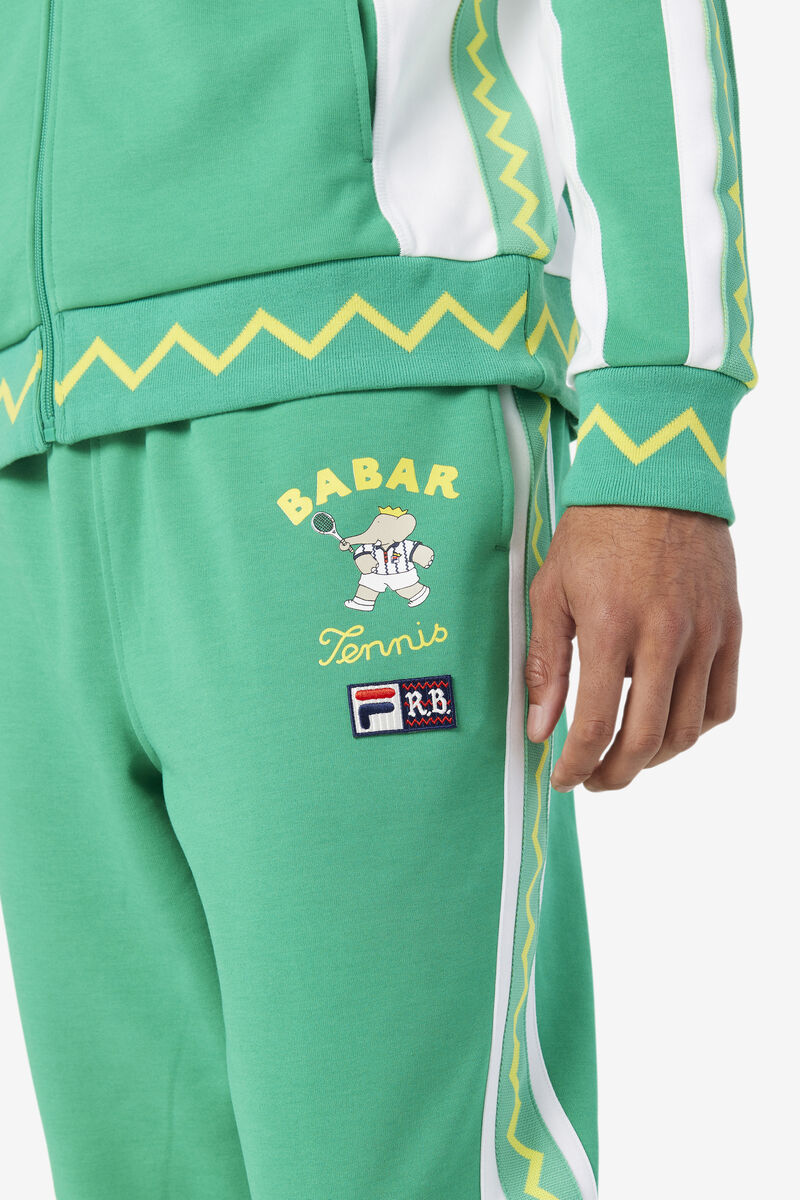 Fila Fila X Rb Babar Evertt Jogger Träningsoverall Dam Mörkmintgröna Vita | kphGxibadUn
