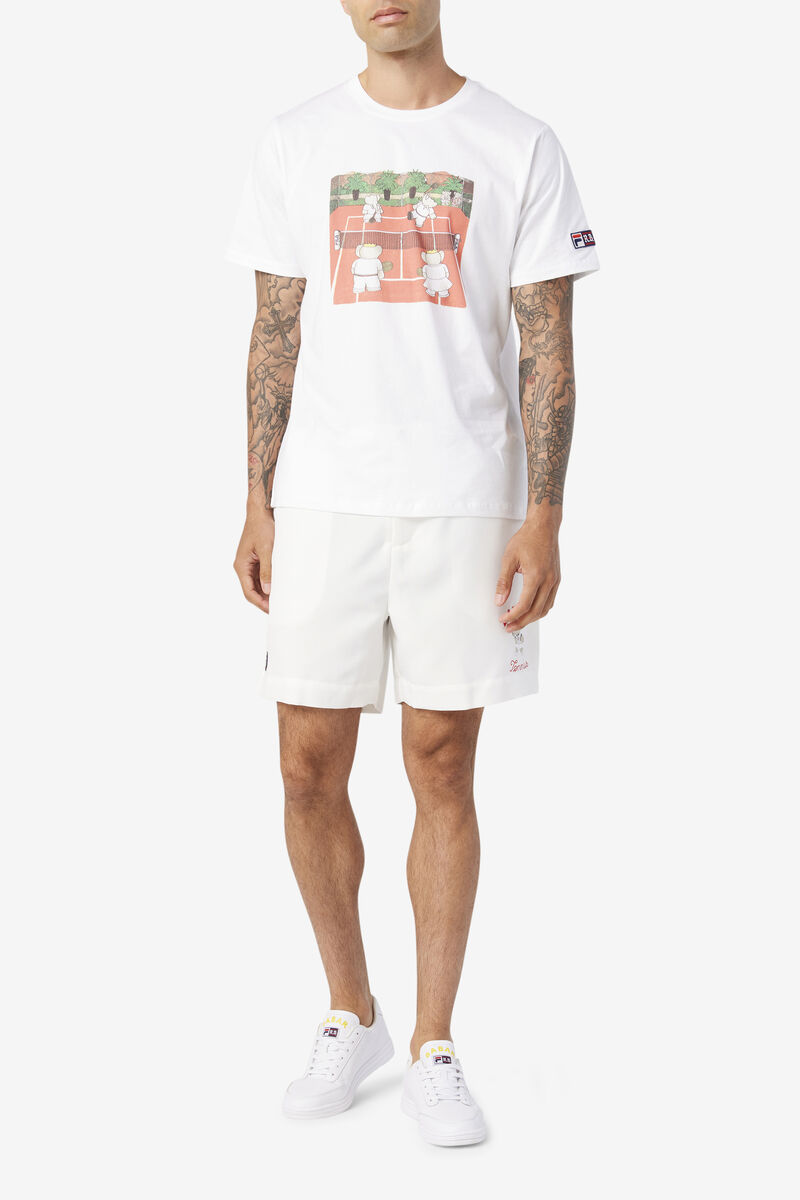 Fila Fila X Rb Babar Kurtt T-shirt Herr Vita | V3GQh5z3TSj