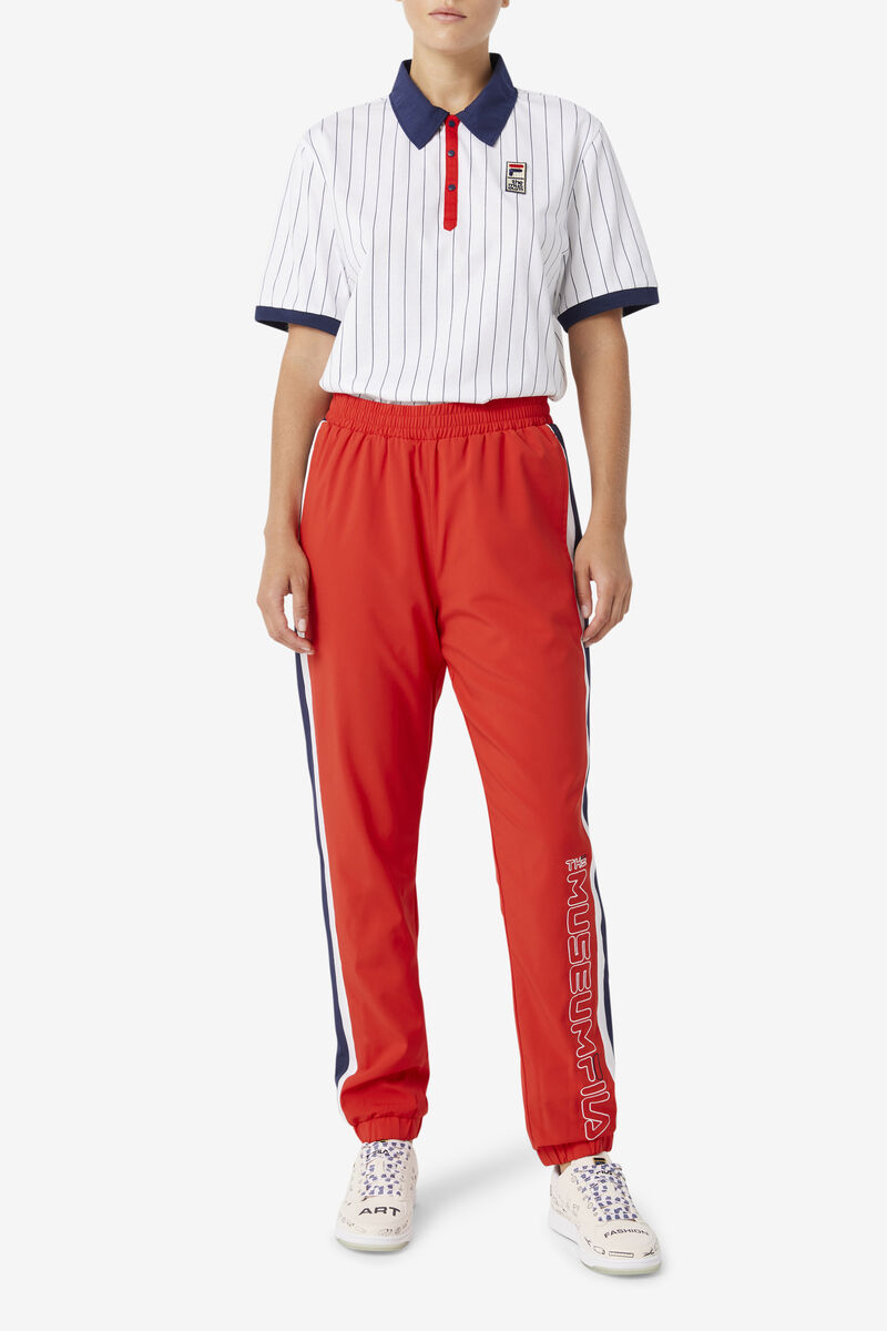 Fila Fila X The Museum Bb1 Polo Polo Shirt Herr Vita Marinblå Röda | g3WuM2FsPRB