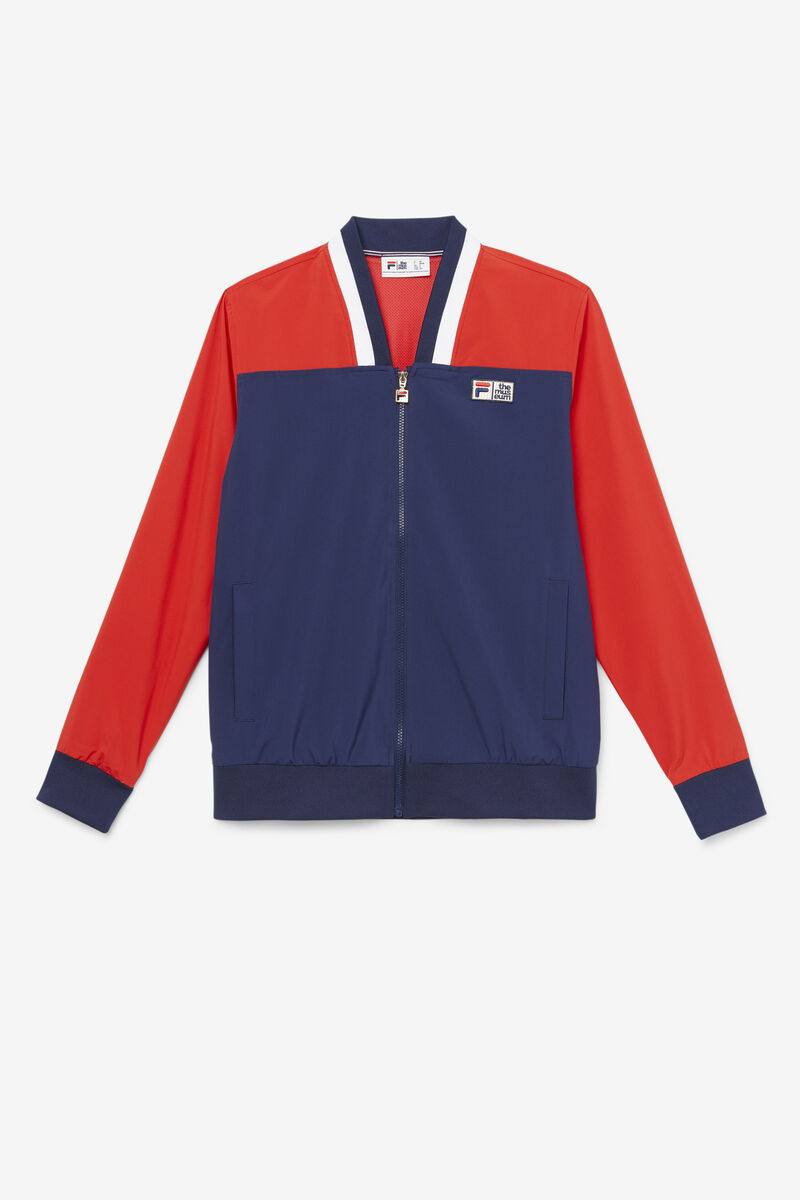 Fila Fila X The Museum Track Jacket Jacka Dam Marinblå Röda Vita | tbtCEwmx2bE