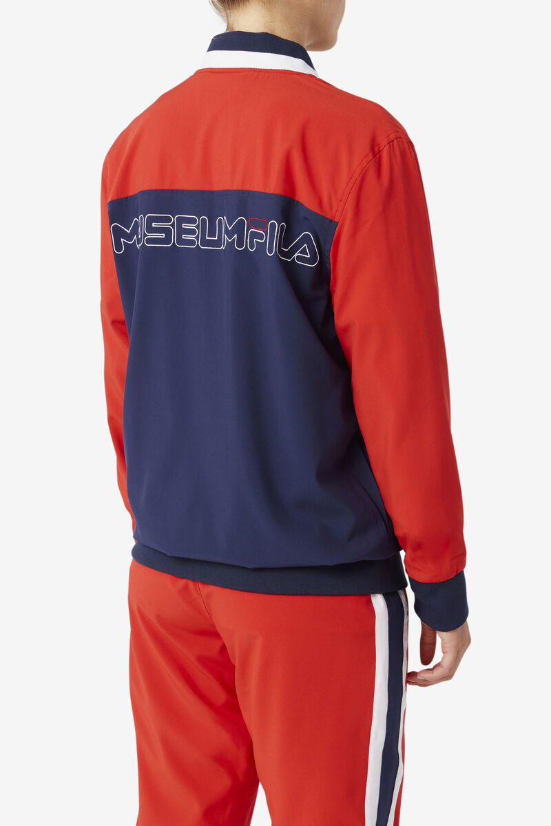 Fila Fila X The Museum Track Jacket Träningsoverall Herr Marinblå Röda Vita | 9tNC2kRZcVP