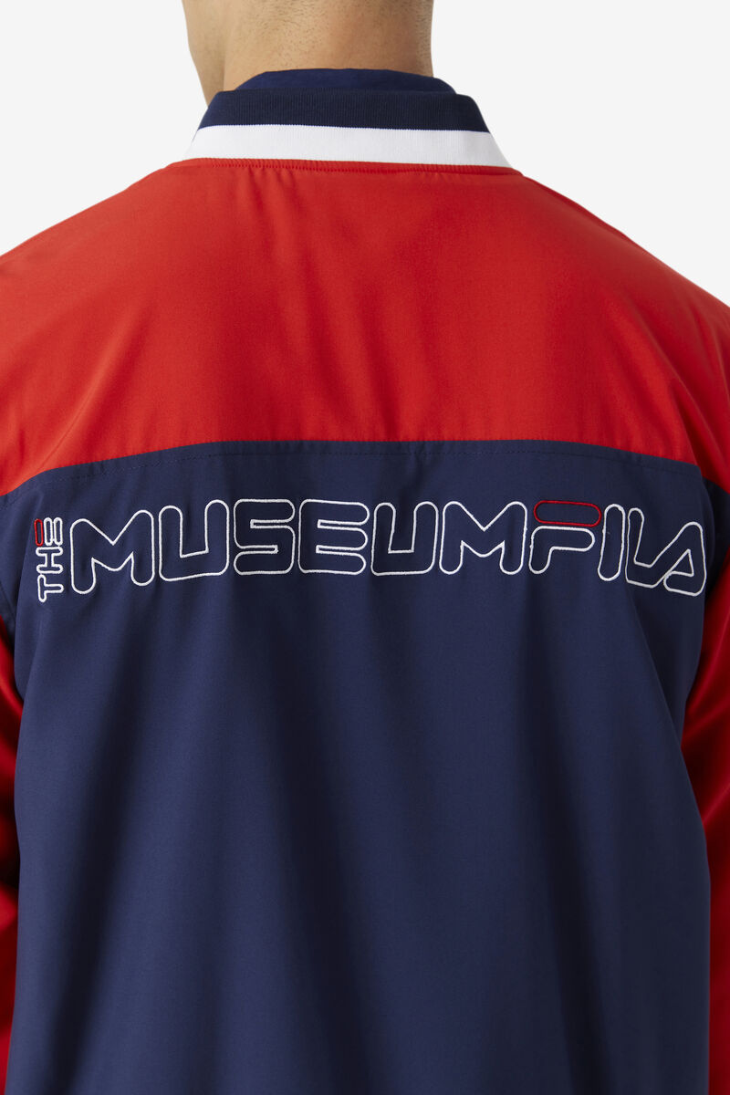 Fila Fila X The Museum Track Jacket Träningsoverall Dam Marinblå Röda Vita | OW1Aht9mo8x