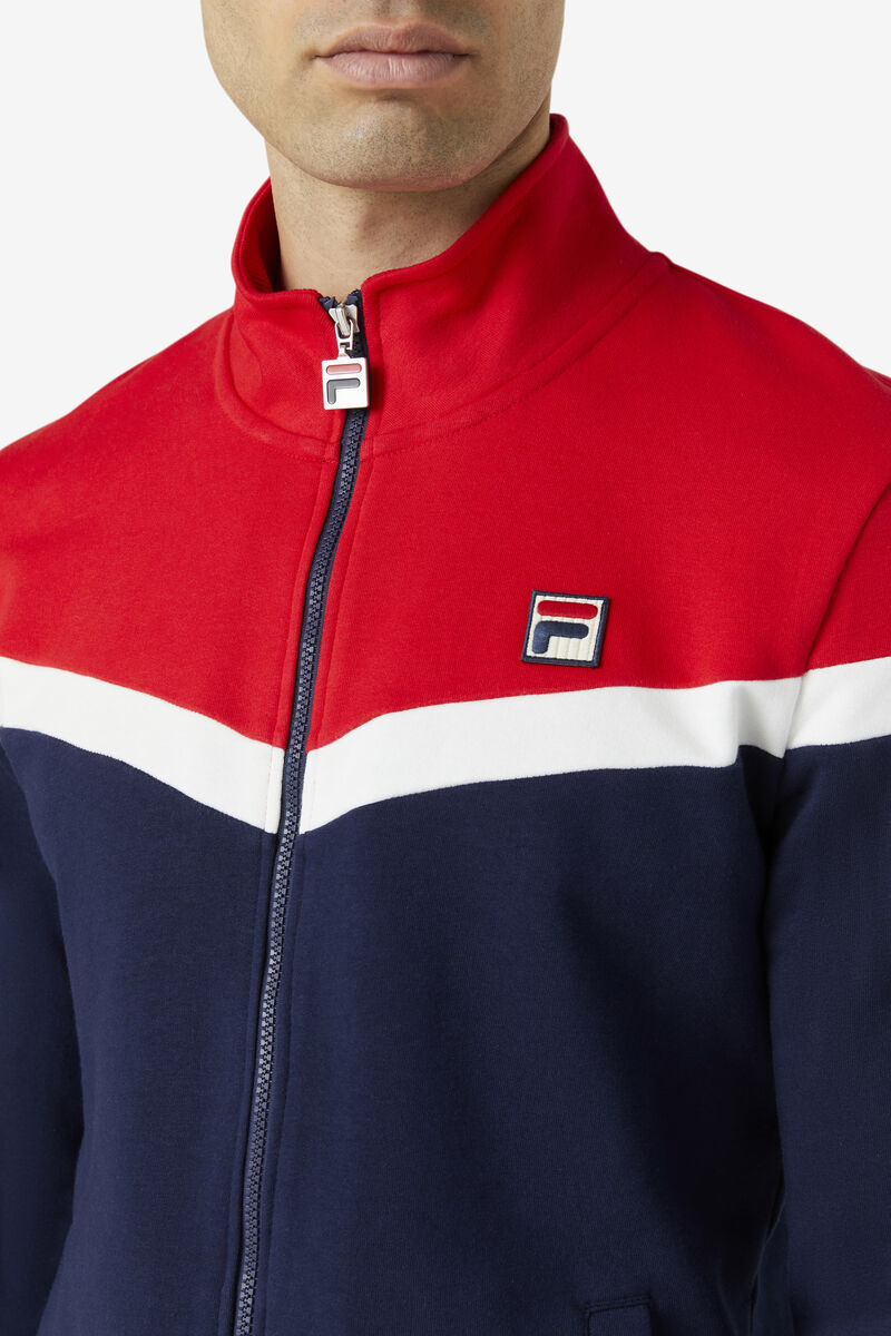 Fila Flint Track Jacket Träningsoverall Herr Marinblå | 23aC1GWwYNI