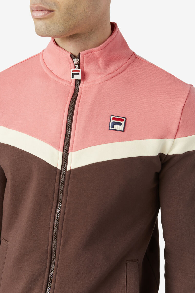 Fila Flint Track Jacket Träningsoverall Herr Bruna | dVSMJWyYpF5