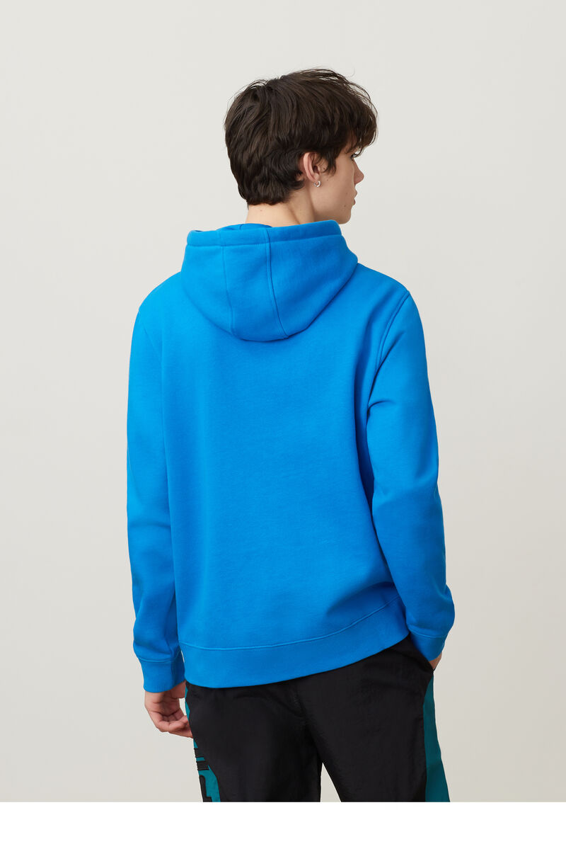 Fila Flori Hoodie Hoodie Herr Blå Ljusturkos Vita Svarta | XbNjkEG1Lsk