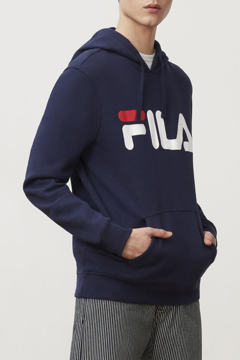Fila Flori Hoodie Hoodie Herr Marinblå Röda Vita | OqRCkwkRgKu