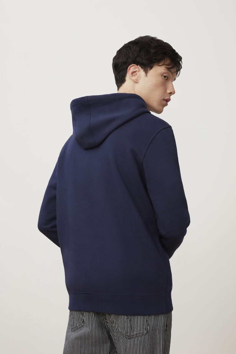 Fila Flori Hoodie Hoodie Herr Marinblå Röda Vita | iFj3eeAVK21