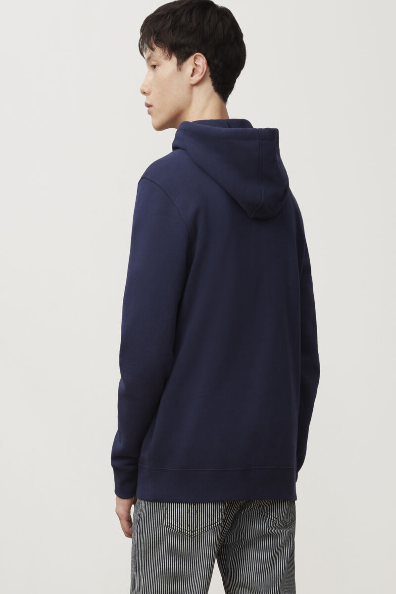 Fila Flori Hoodie Hoodie Herr Marinblå Röda Vita | iFj3eeAVK21