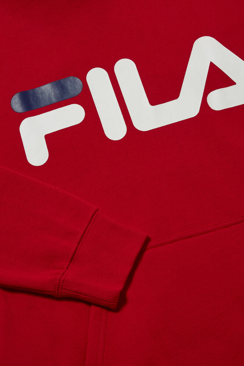 Fila Flori Hoodie Hoodie Herr Röda | dRKuwqy7apy