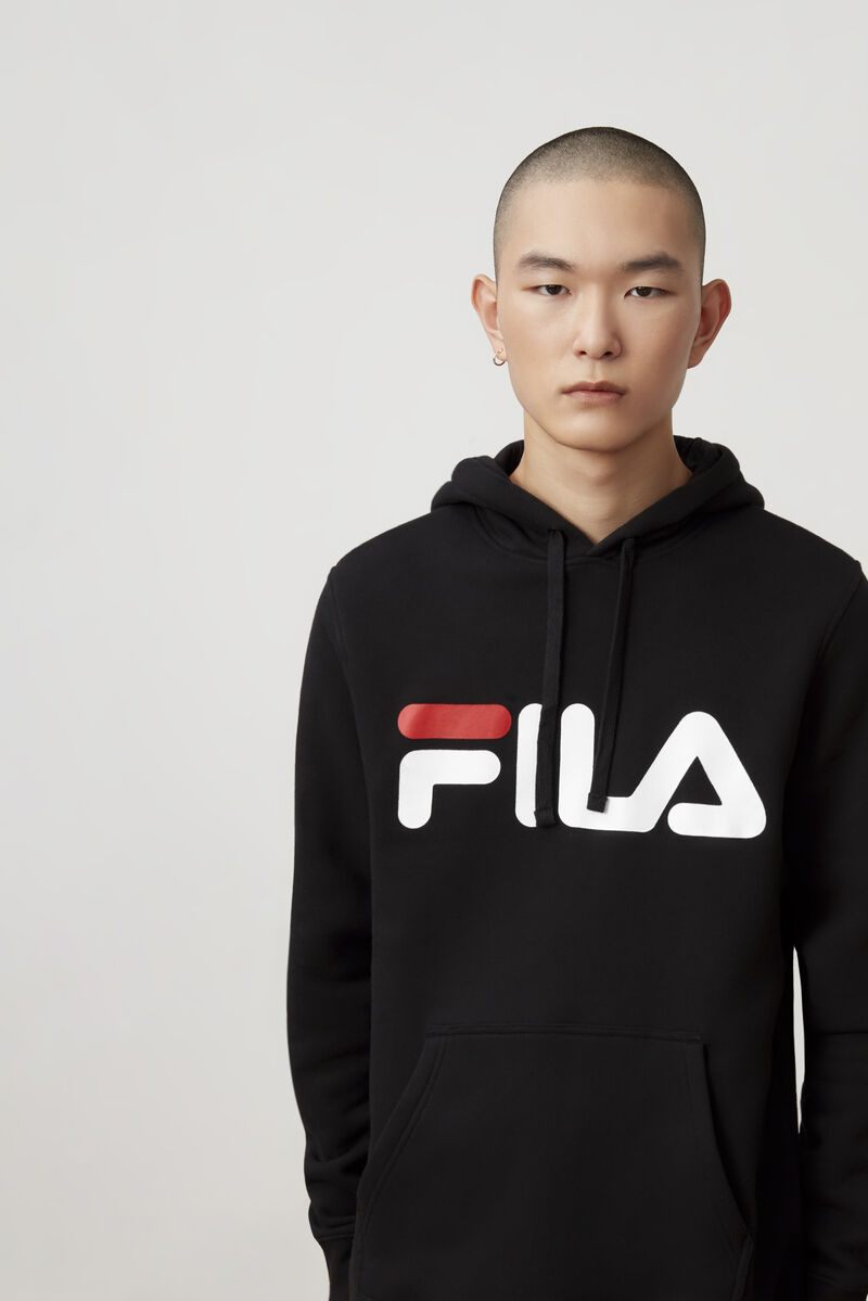 Fila Flori Hoodie Hoodie Herr Svarta Röda Vita | Su8Y3ui1Q1s