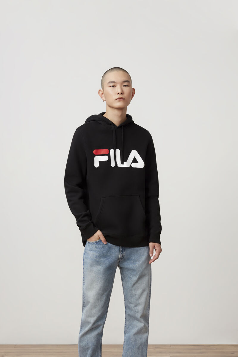 Fila Flori Hoodie Hoodie Herr Svarta Röda Vita | Su8Y3ui1Q1s