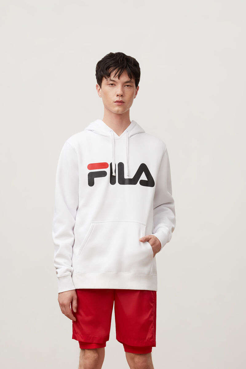 Fila Flori Hoodie Hoodie Herr Vita Röda Svarta | 3QbAiSqiMIp