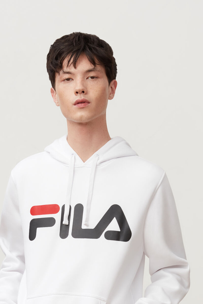 Fila Flori Hoodie Hoodie Herr Vita Röda Svarta | nGKVFeTs3ap