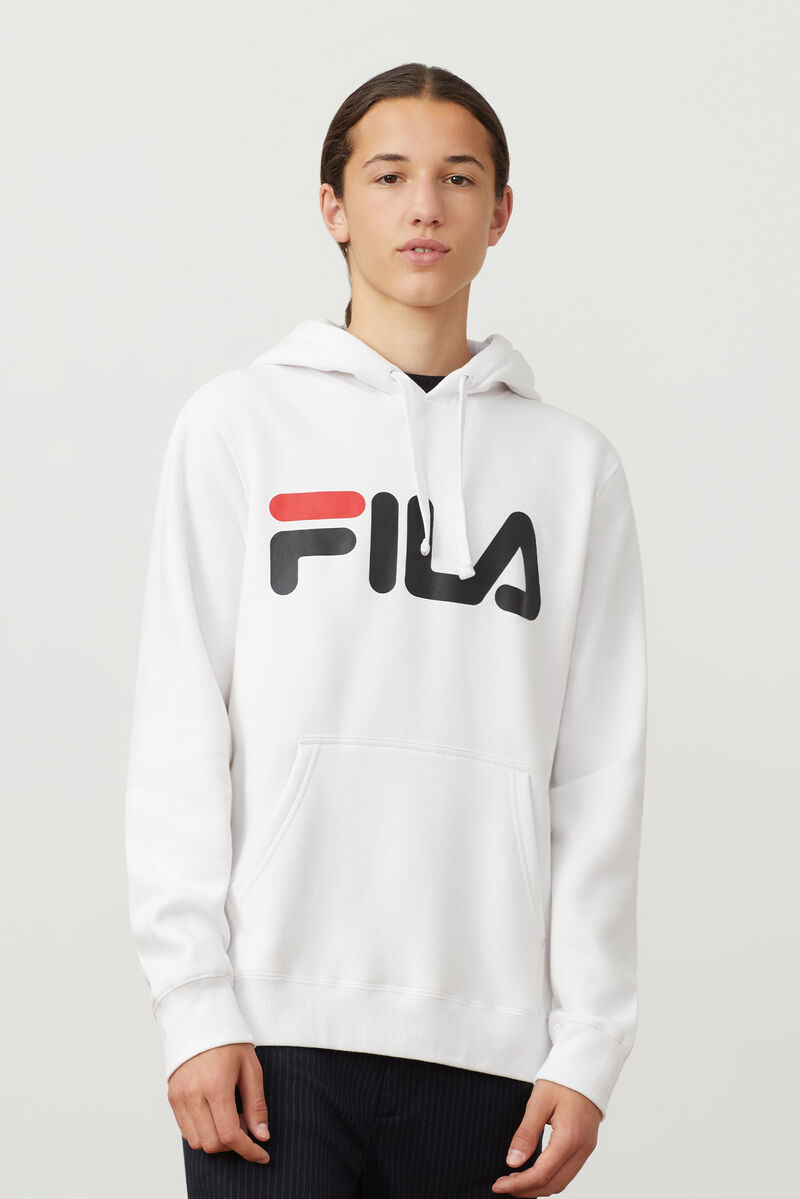 Fila Flori Hoodie Hoodie Herr Vita Röda Svarta | nGKVFeTs3ap