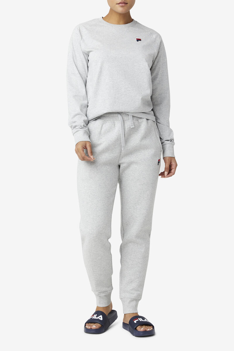 Fila Flynn Long Sleeve Shirt Dam Ljusgrå | ROjNGwder7I