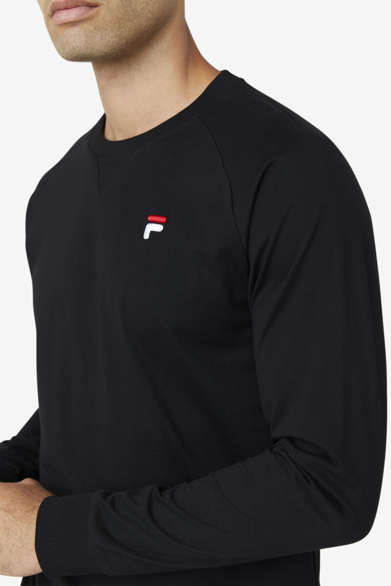 Fila Flynn Long Sleeve Shirt Dam Svarta | Zgl9owfMCsO