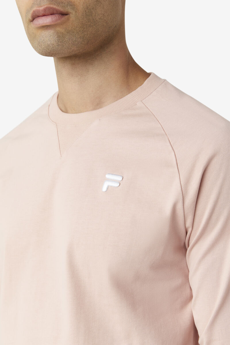 Fila Flynn Long Sleeve Shirt Herr Rosa | CfP3BSfGHQj