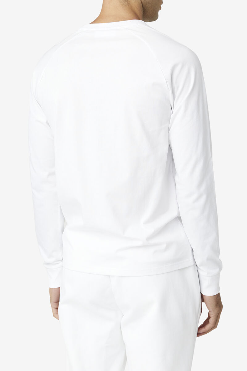 Fila Flynn Long Sleeve Shirt Herr Vita | ongag2ZToIq