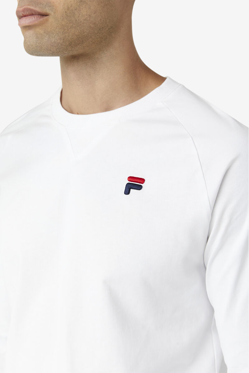 Fila Flynn Long Sleeve Shirt Herr Vita | ongag2ZToIq