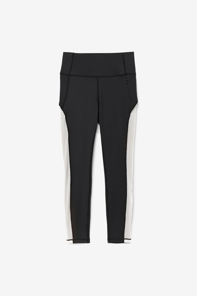 Fila Forza Contrast 7/8 Leggings Leggings Dam Svarta Vita Svarta | hJIOWFpPKcn