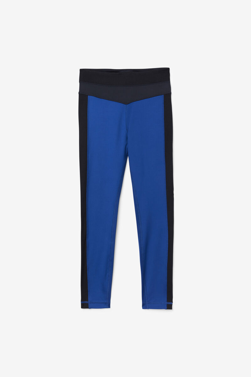 Fila Forza Texture High Midja Legging Leggings Dam Marinblå Svarta | fxJUngdqlkn