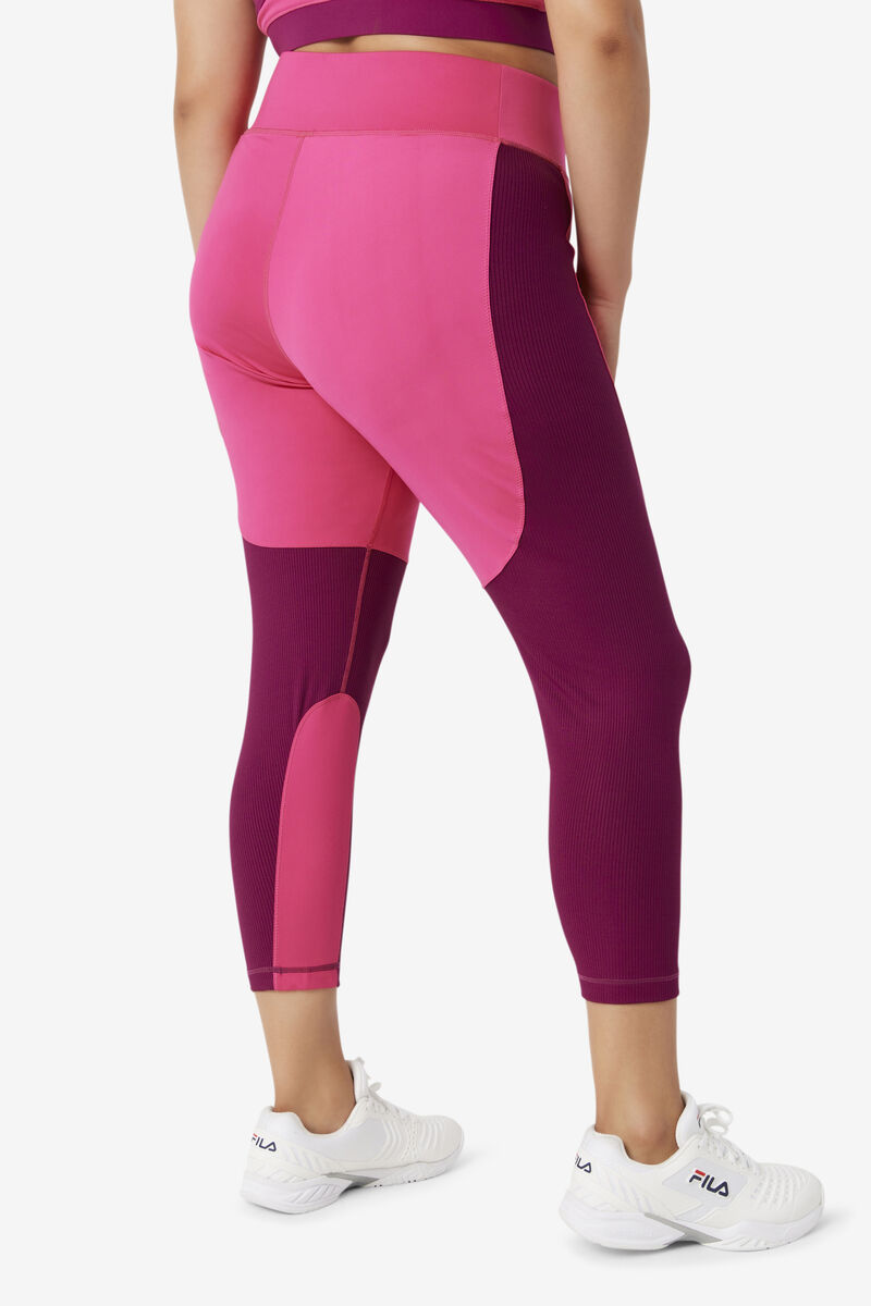 Fila Forza Textured Long Legging Leggings Dam Ljusrosa Lila | mKwJcKtRhVB