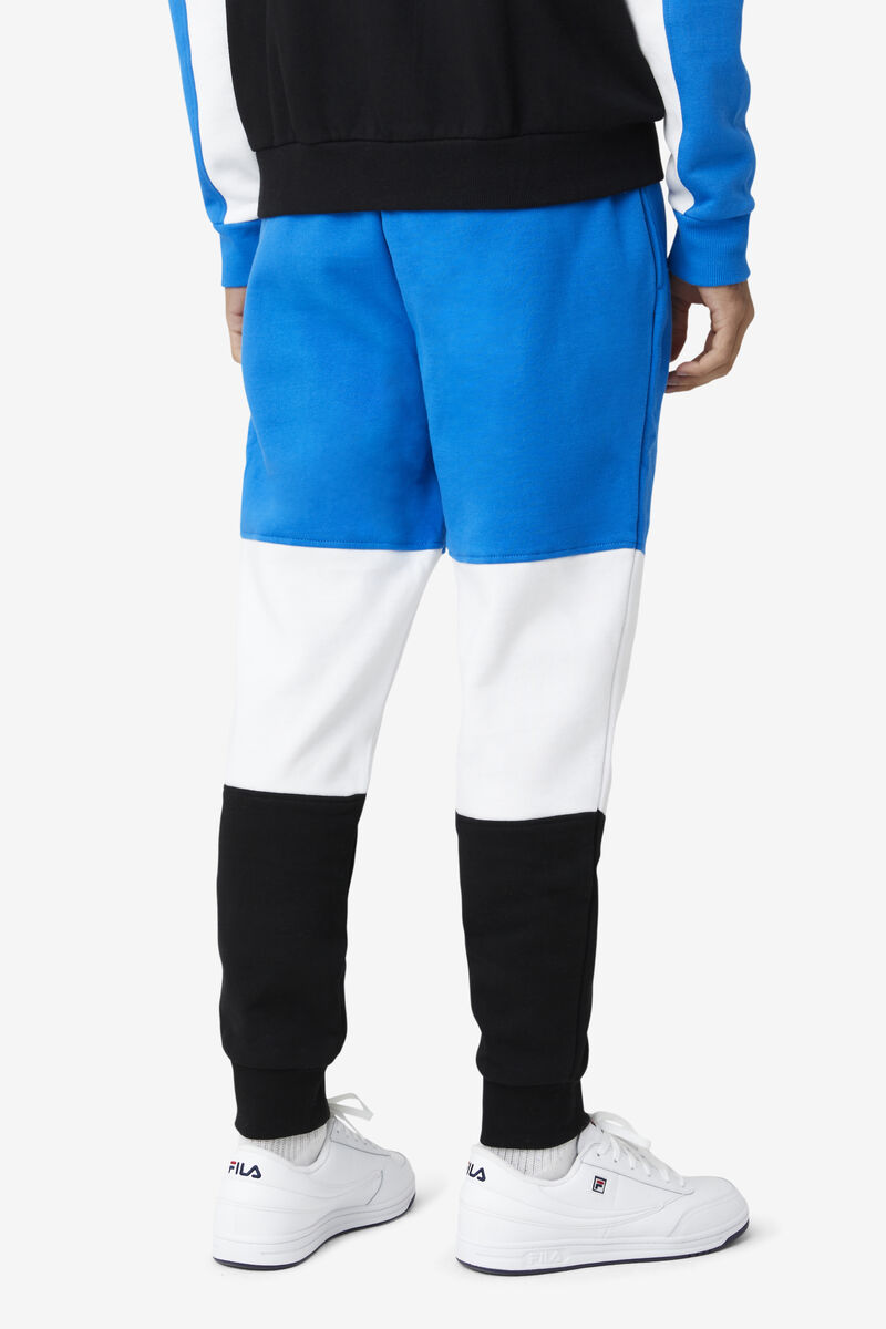 Fila France Pant Byxor Herr Blå Vita Svarta | iKNalf1sjMC