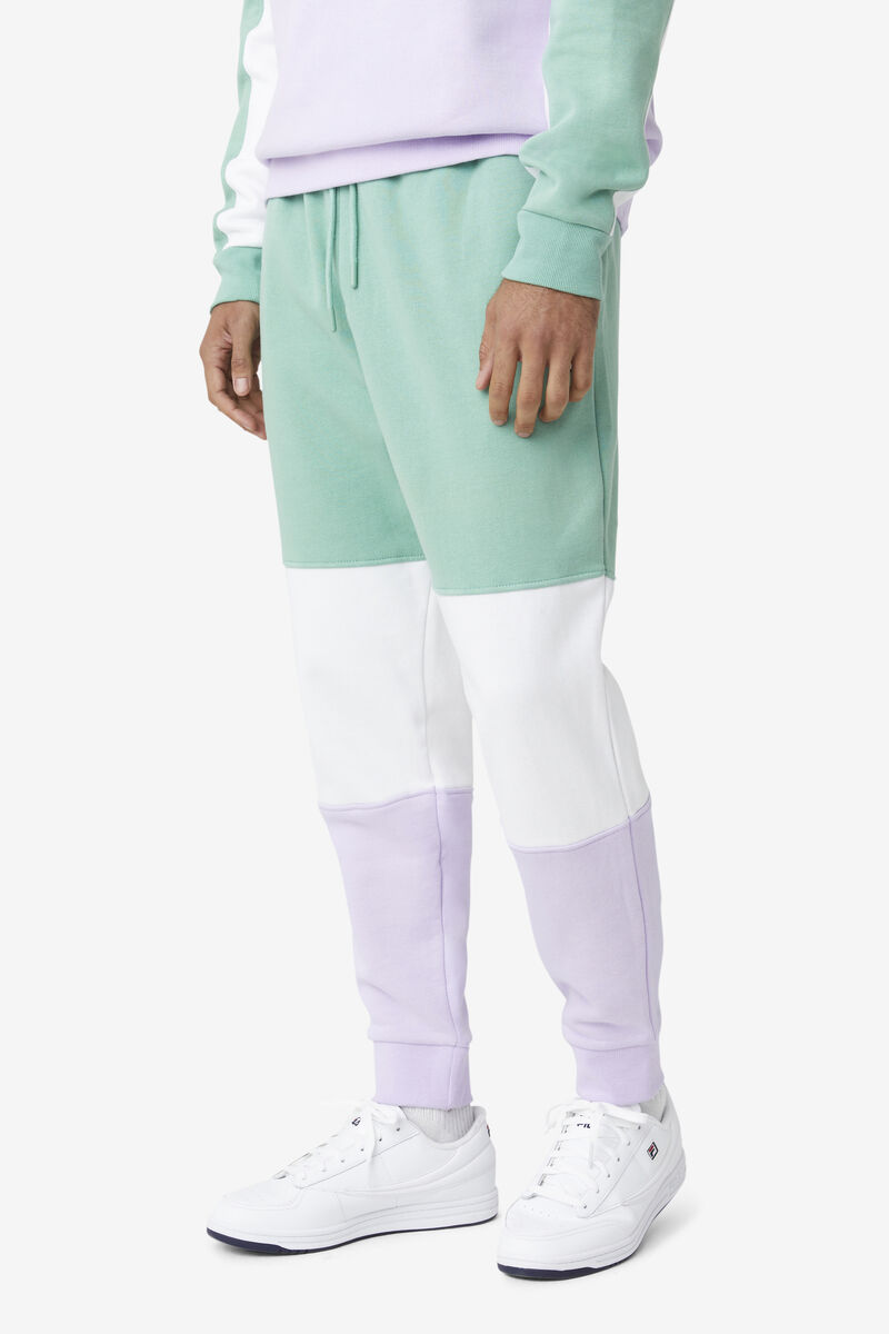 Fila France Pant Byxor Herr Vita Lila | WrzC7ZDvEmo