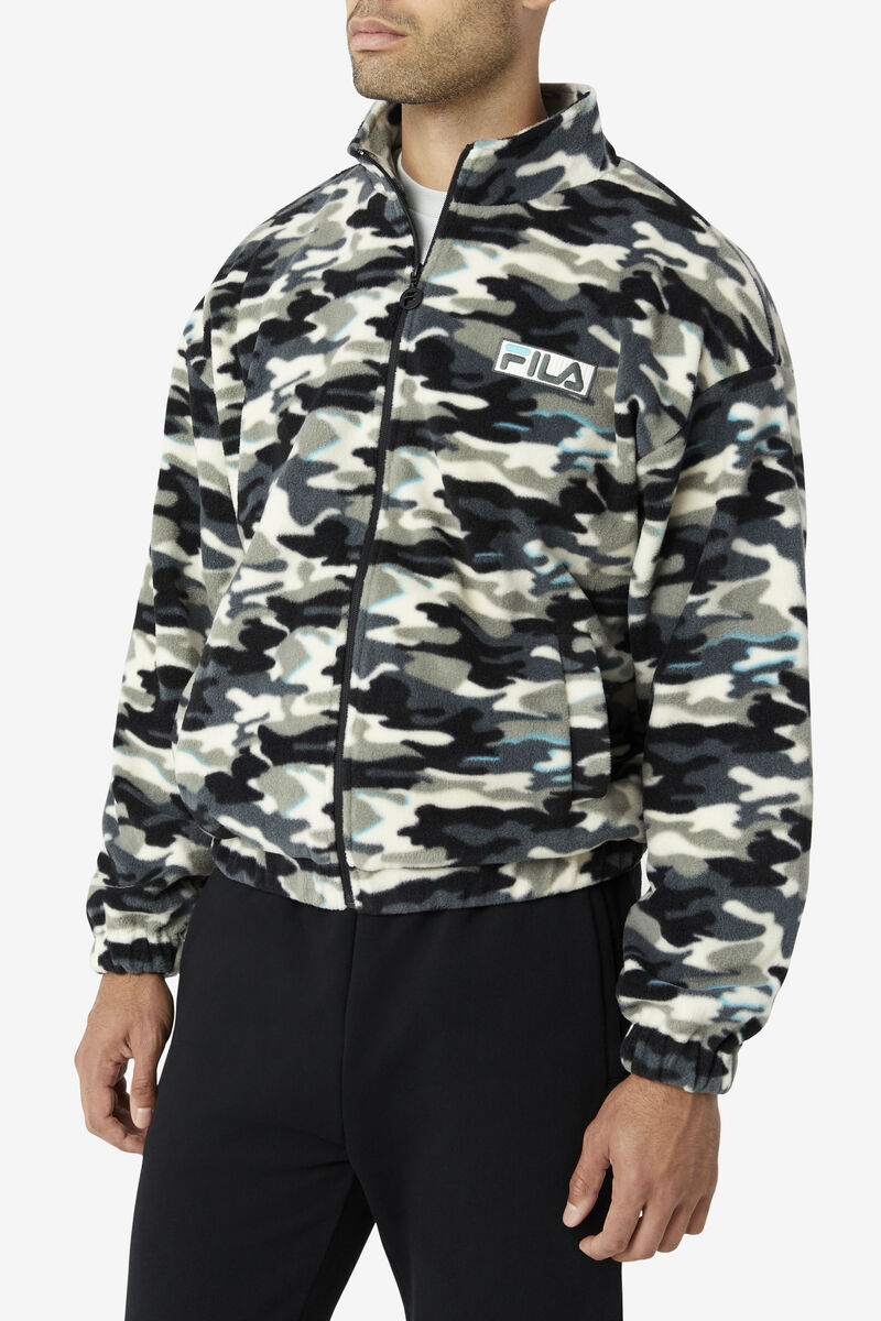 Fila Frantry Camo Jacket Jacka Herr Svarta | eg2goTnTdV5