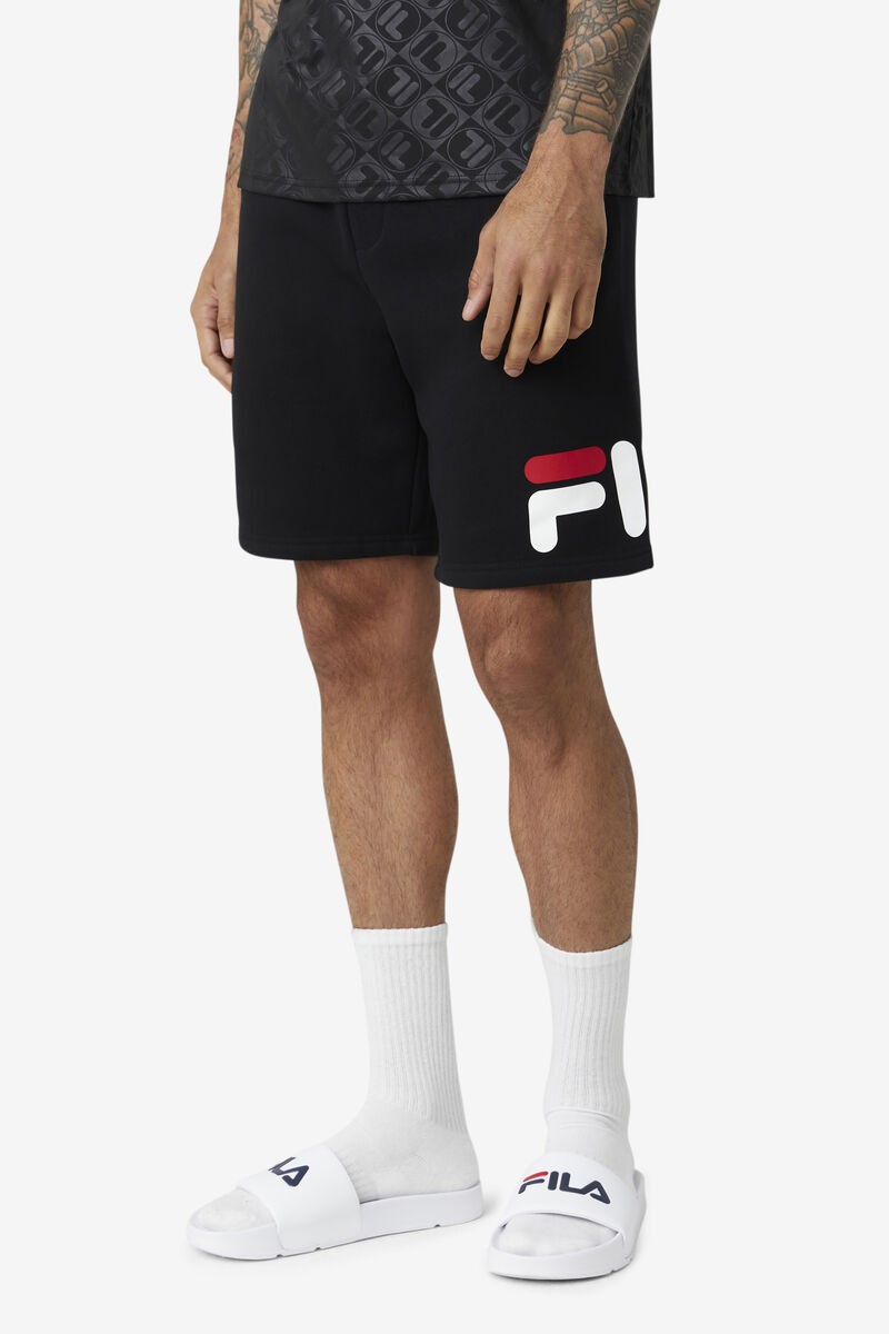 Fila Furzer Kort Shorts Herr Svarta Vita Röda | JRYodzZhYLV