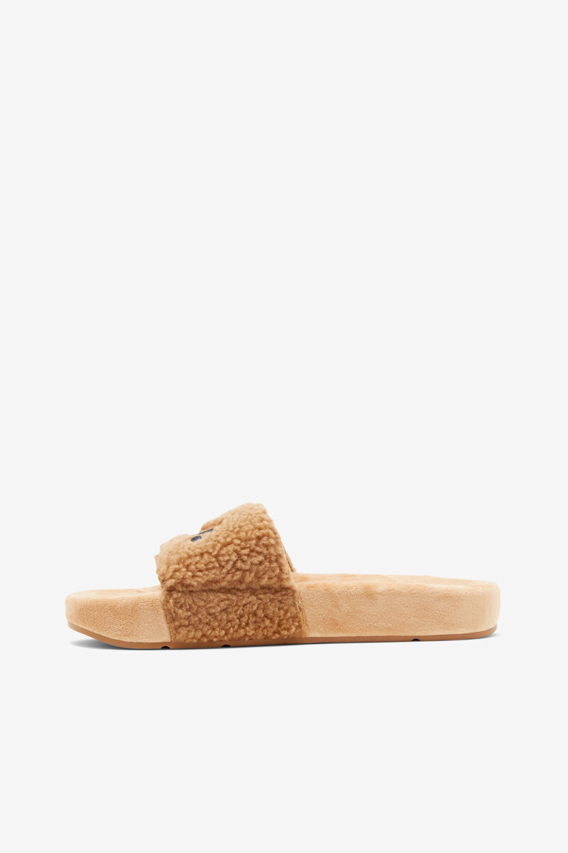 Fila Fuzzy Drifter Sandaler Dam Beige Marinblå Röda | MkTbwia9nAz