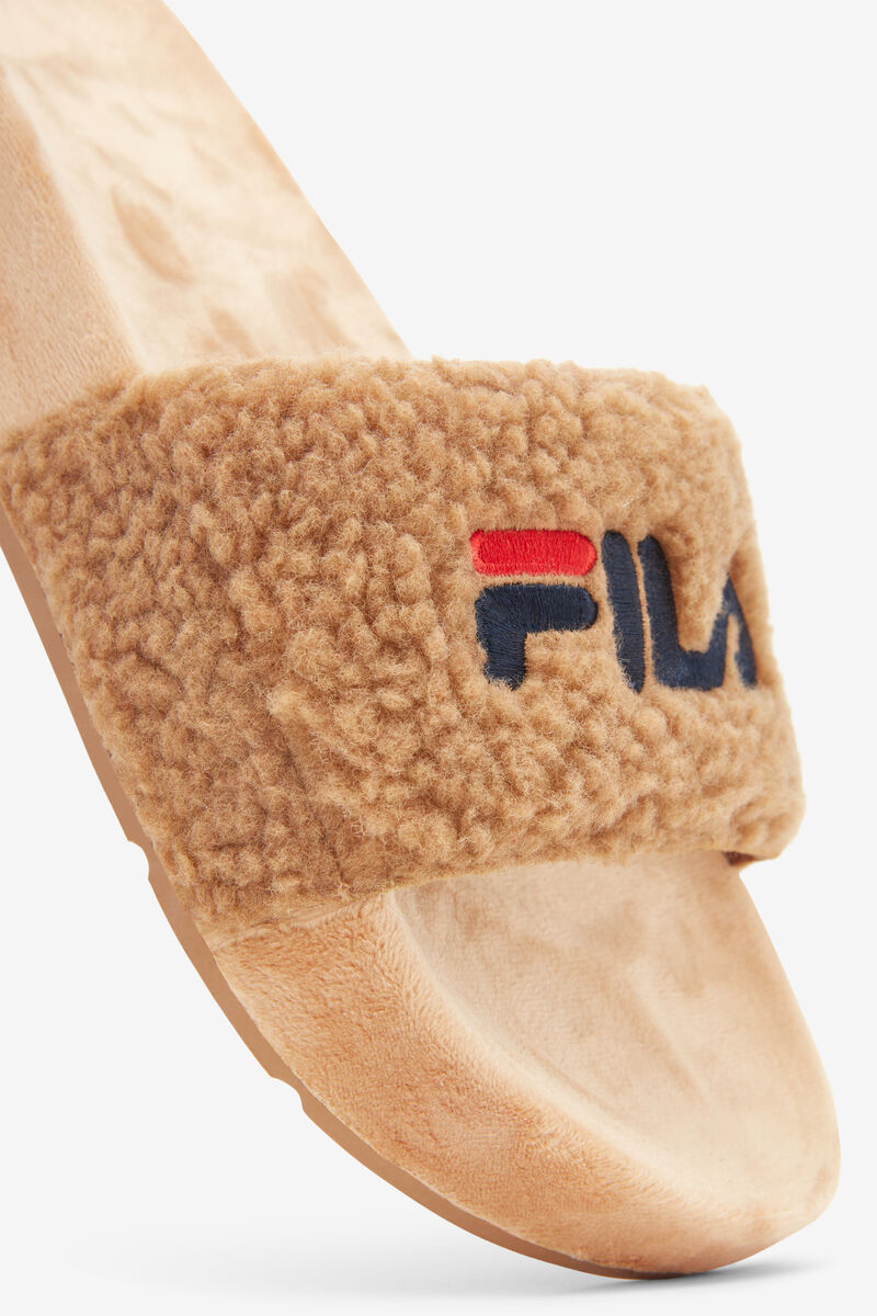 Fila Fuzzy Drifter Sandaler Dam Beige Marinblå Röda | MkTbwia9nAz