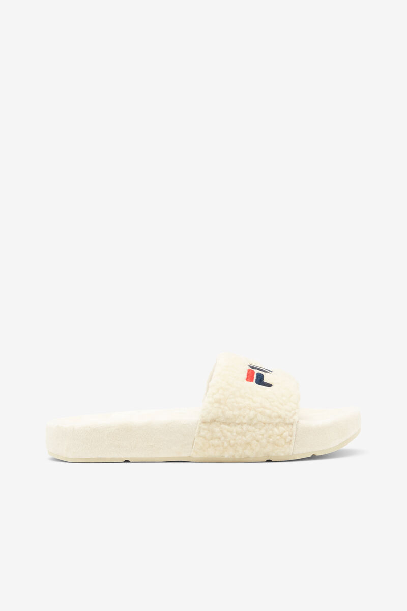 Fila Fuzzy Drifter Sandaler Dam Grädde Marinblå Röda | OVumth6mU8c