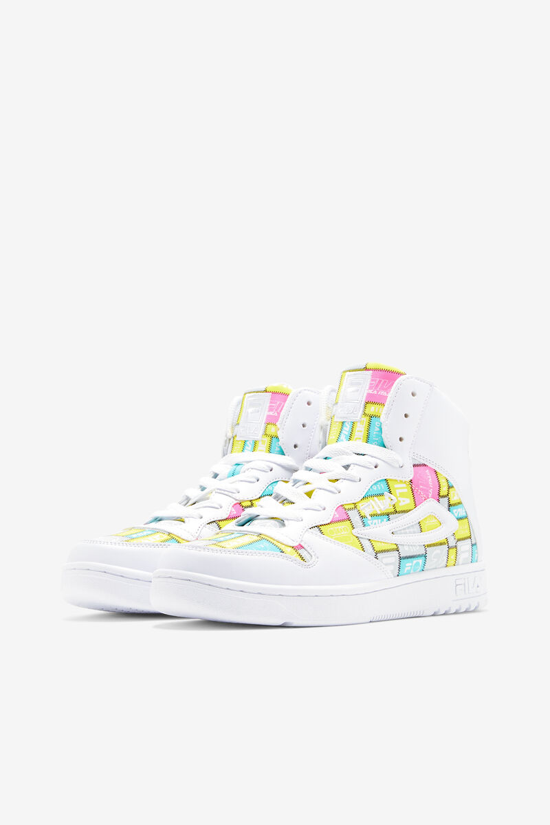 Fila Fx-dsx Mid Patchwork Sneakers Dam Vita Lila | ebiGJW4aenj