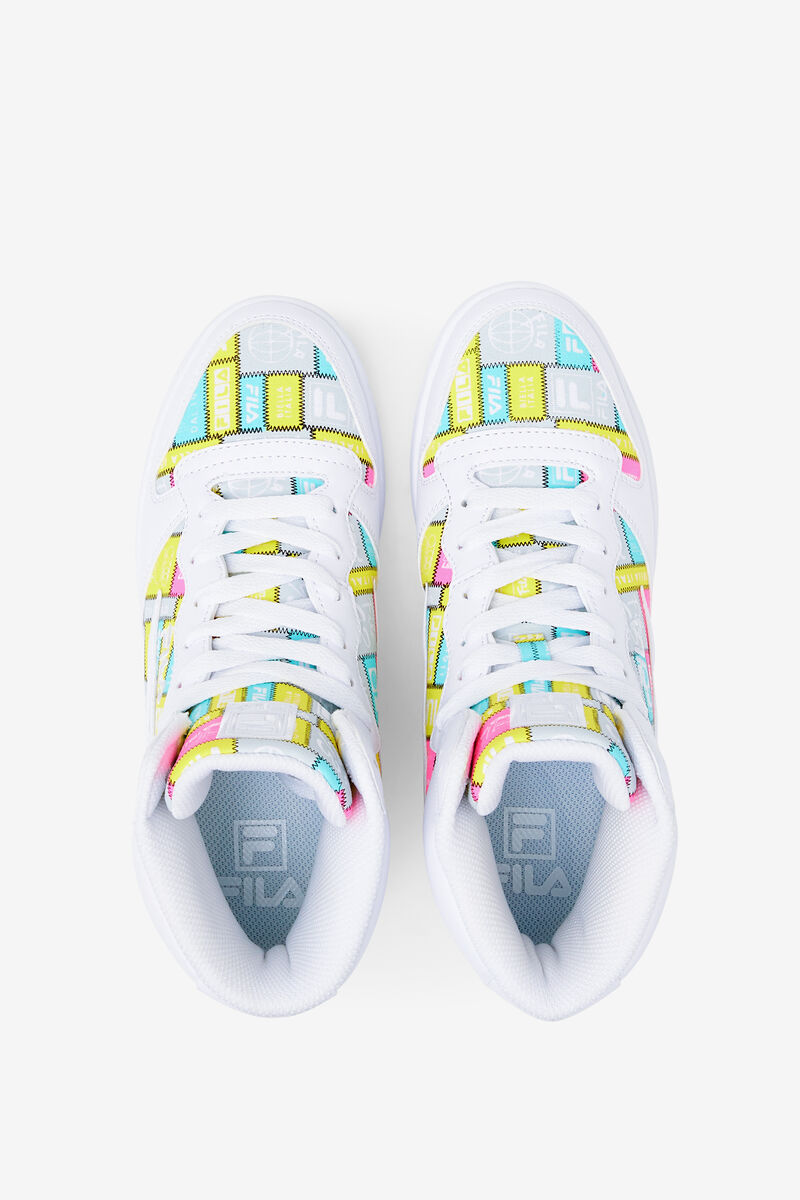 Fila Fx-dsx Mid Patchwork Sneakers Dam Vita Lila | ebiGJW4aenj