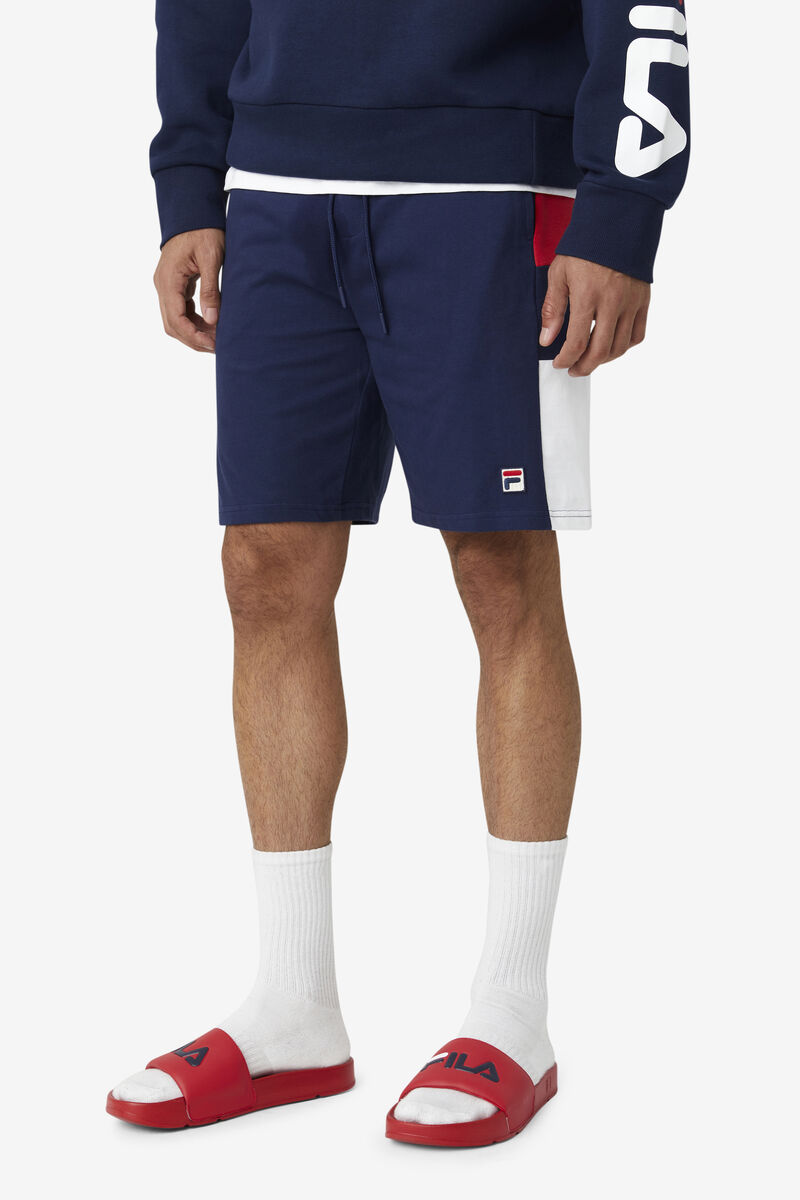 Fila Galway Kort Shorts Herr Marinblå Röda Vita | X2FXWgNzcd8
