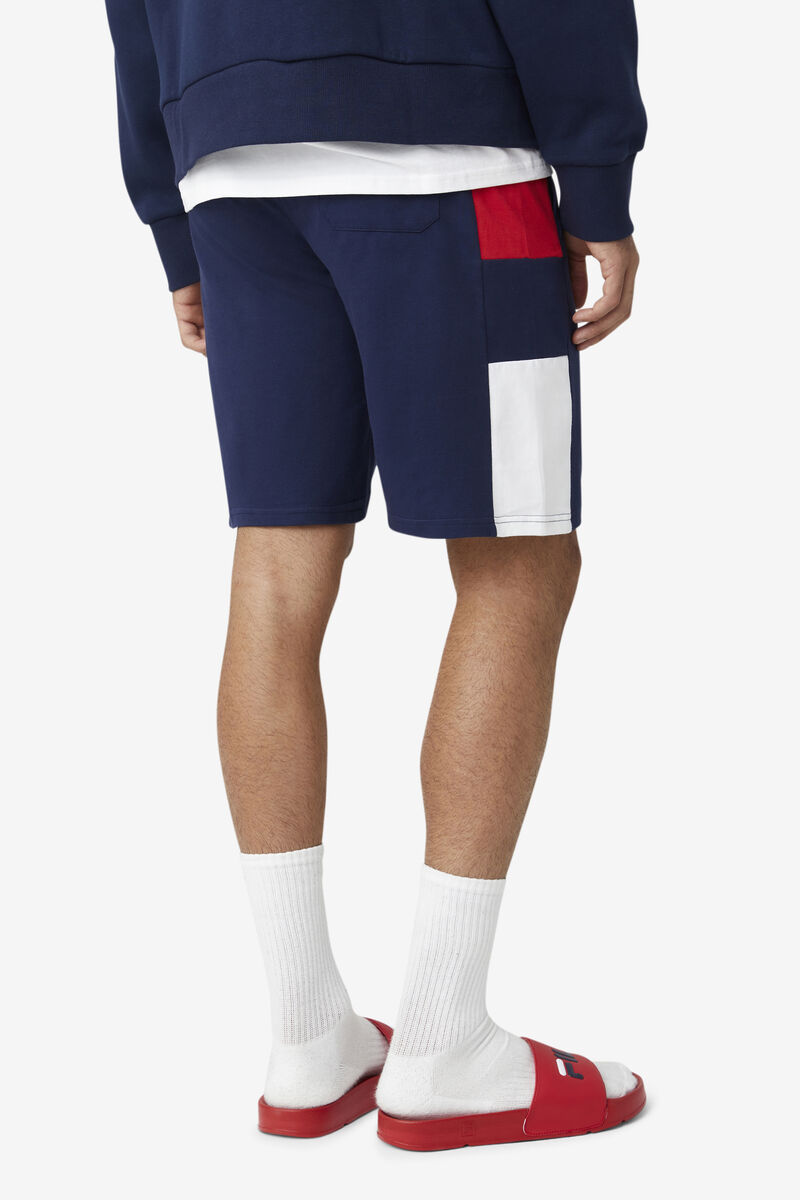 Fila Galway Kort Shorts Herr Marinblå Röda Vita | X2FXWgNzcd8