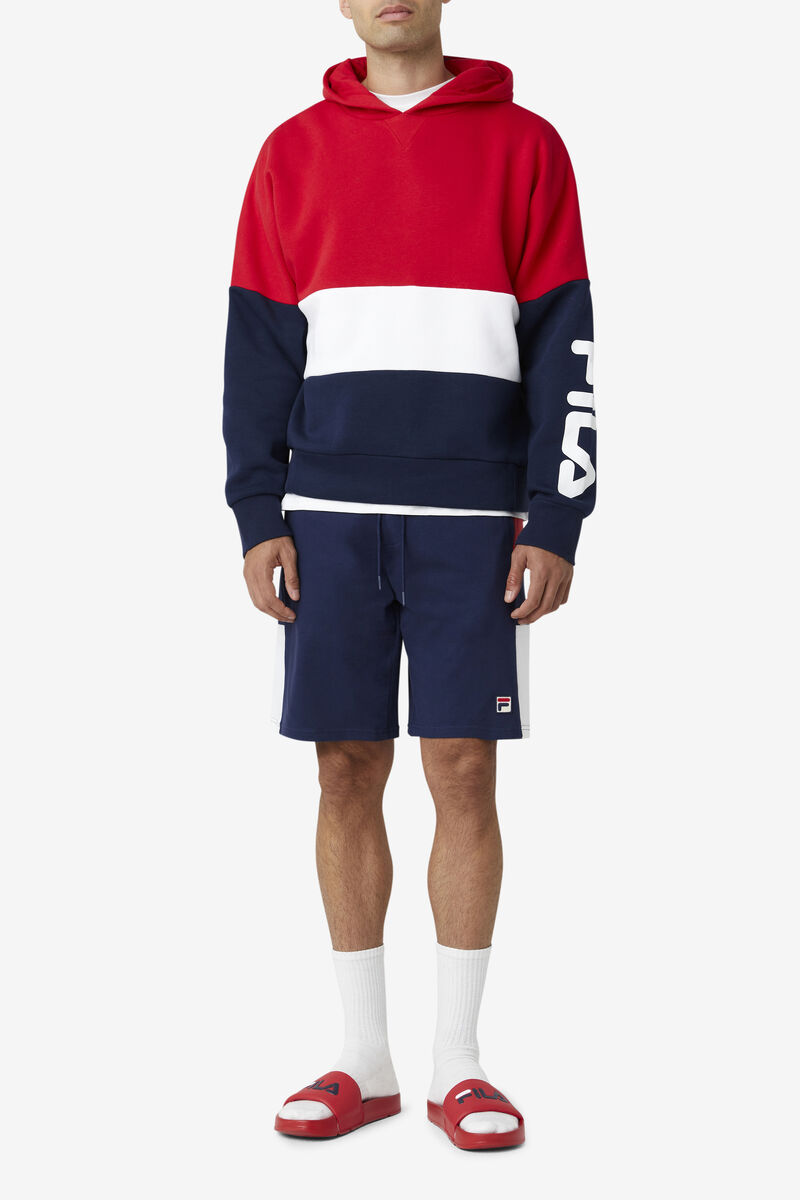 Fila Galway Kort Shorts Herr Marinblå Röda Vita | X2FXWgNzcd8