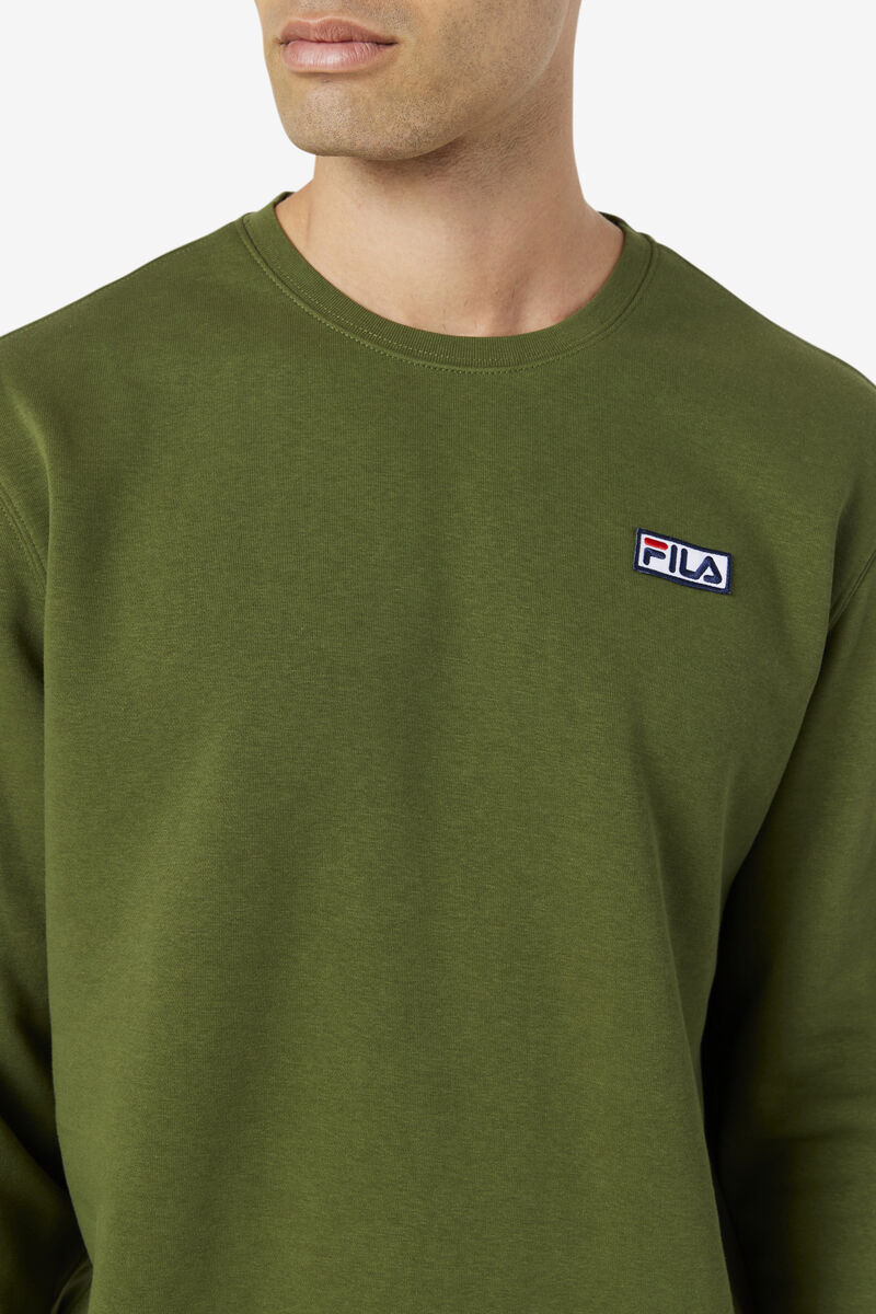 Fila Garran Crew Tröjor Herr Olivgröna | cLQxAeyjjOm