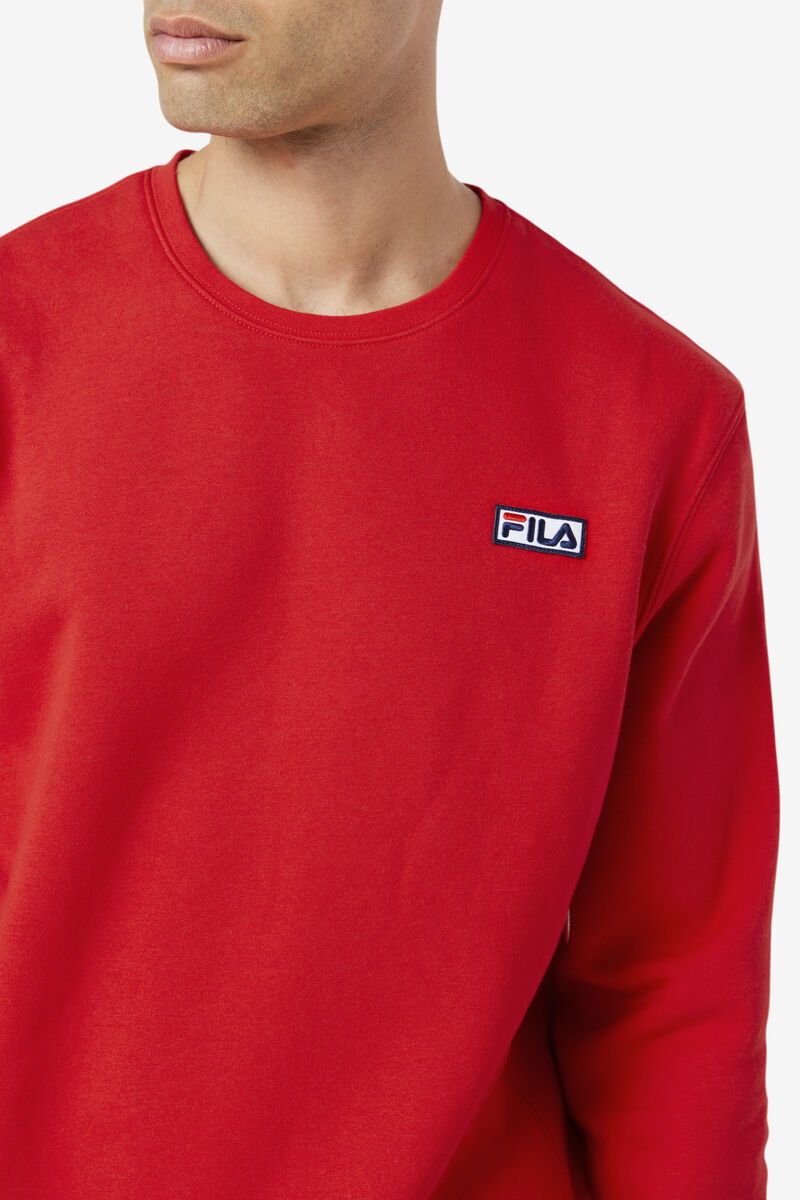 Fila Garran Crew Tröjor Herr Röda | xXPkIdqBnyr