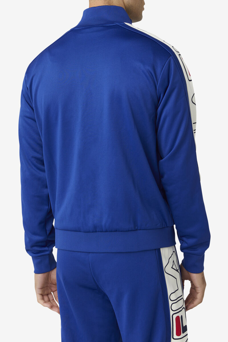 Fila Gatlin Track Jacket Träningsoverall Herr Blå Röda | TEWd4Ssp9Vj