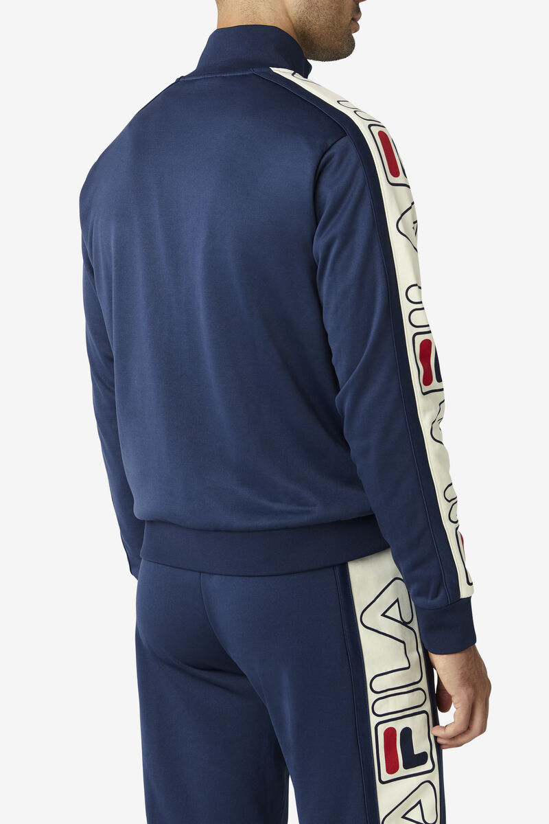 Fila Gatlin Track Jacket Träningsoverall Herr Marinblå Röda | oXIhkRHCtlj