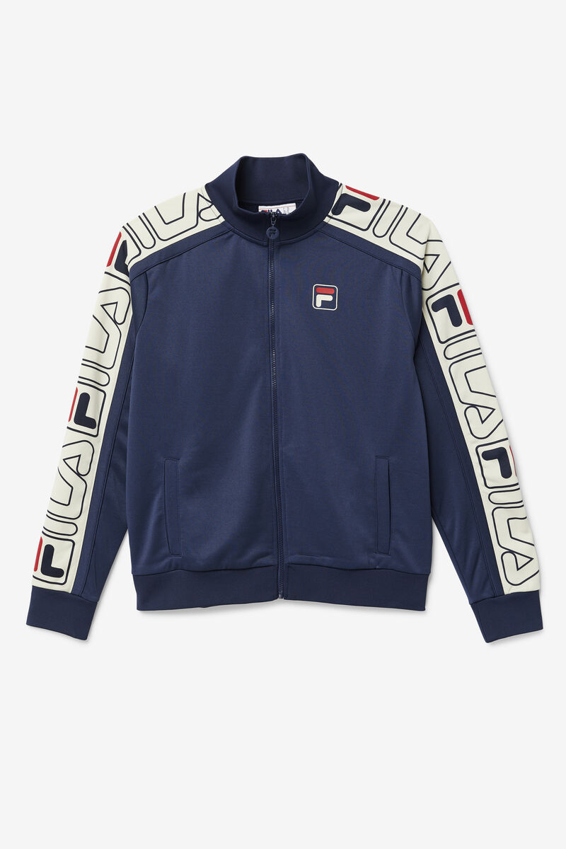 Fila Gatlin Track Jacket Träningsoverall Herr Marinblå Röda | oXIhkRHCtlj