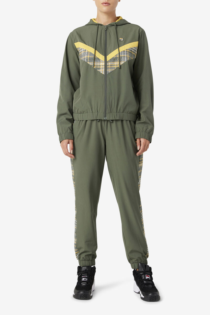 Fila Gemma Vind Jacket Jacka Dam Olivgröna | iRjypLrOcyV