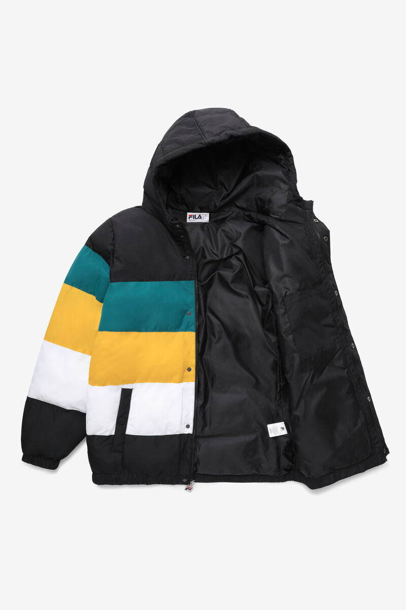 Fila Giovanni Puffa Jacket Jacka Herr Svarta Blå Guld | rnfxI9EvnXo