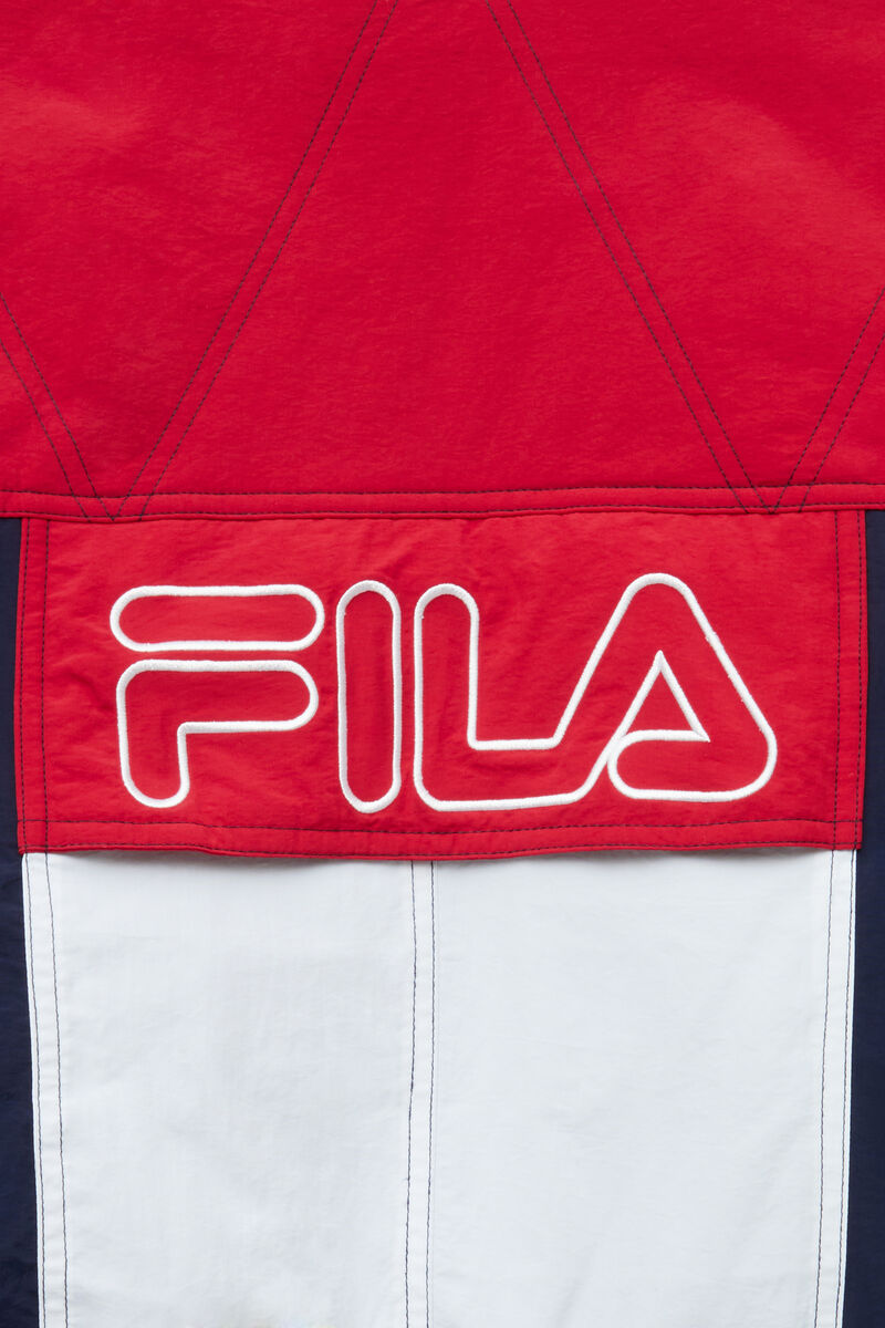 Fila Golia Parka Jacket Jacka Herr Marinblå Röda Vita | OCo1dbXxQ5N