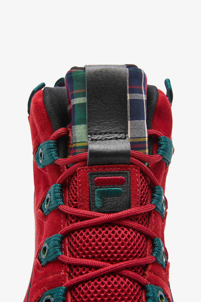 Fila Grant Hill 1 Shoes - Plaid Tongue | Fila Sneakers Herr Svarta | IQCggBZ1ZSi