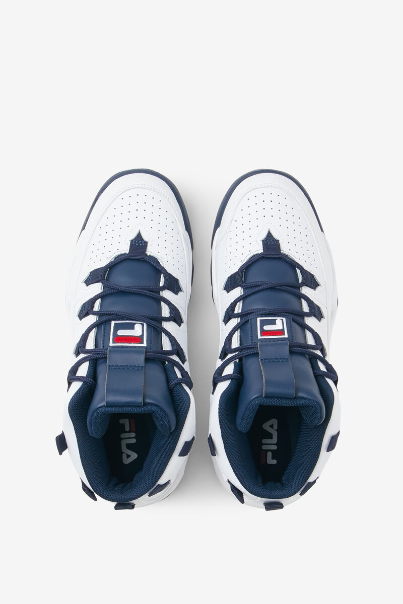 Fila Grant Hill 1 Sneakers Dam Vita Marinblå Röda | L7mUQ1Smzli