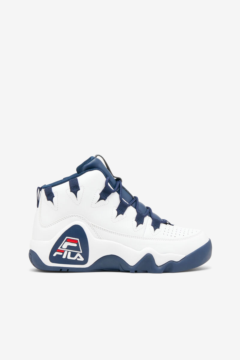 Fila Grant Hill 1 Sneakers Dam Vita Marinblå Röda | L7mUQ1Smzli