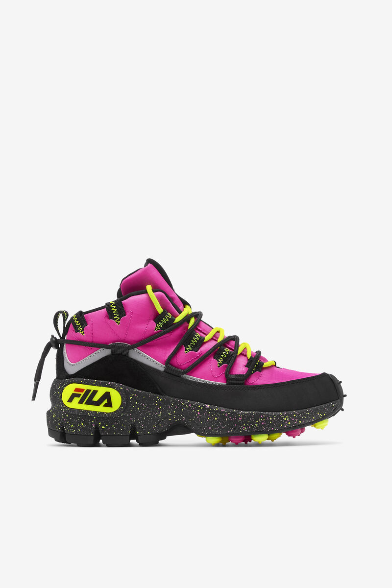 Fila Grant Hill 1 X Trailpacer Sneakers Dam Rosa Svarta Gula | mPDtIfmjvtD
